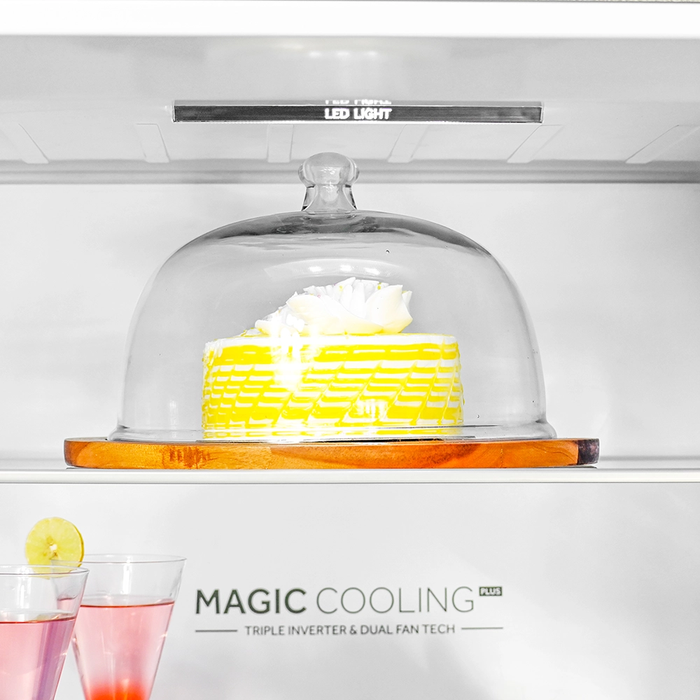 Haier 325L 2 Star Graphite Black Bottom Mount Refrigerator