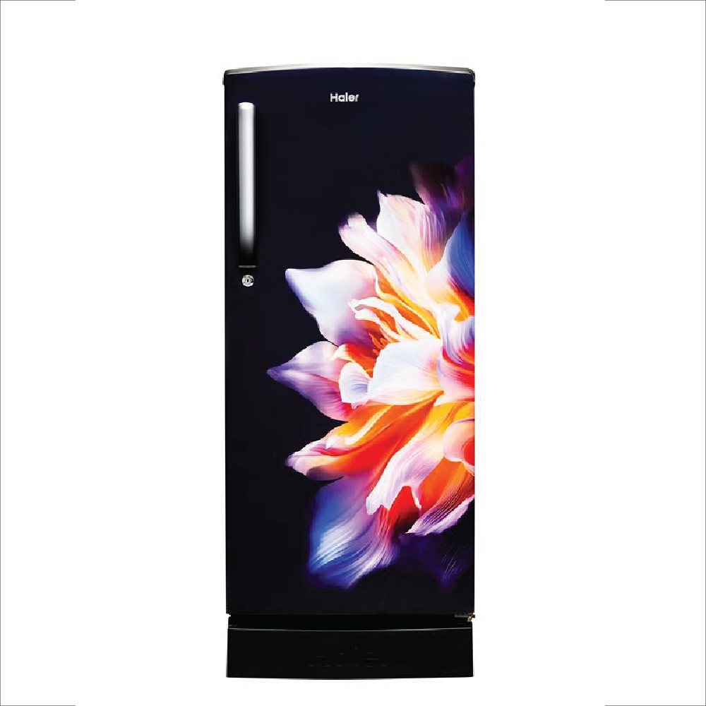 Haier 205L 5 Star Black Iris Single Door Refrigerator