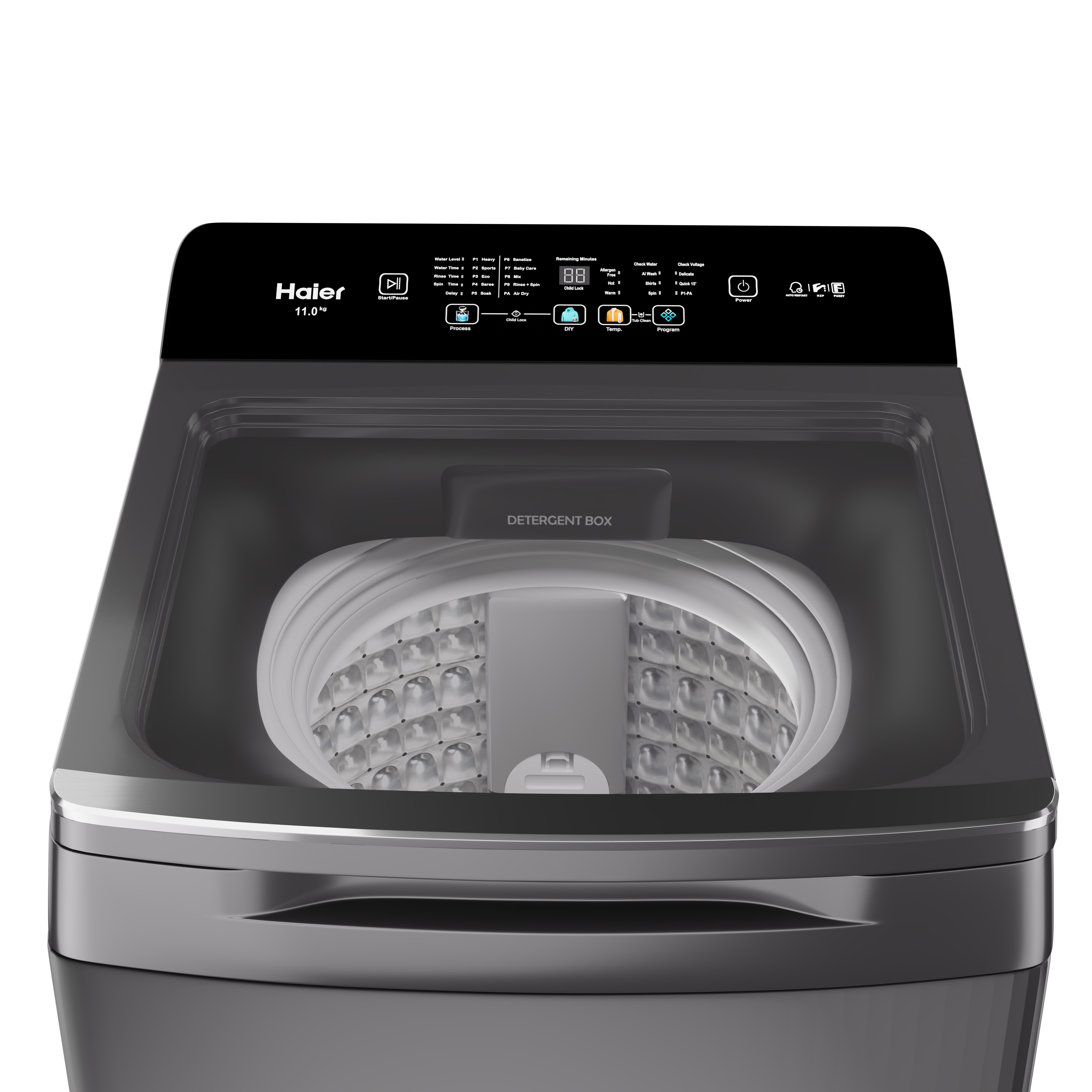Haier 11KG Top Load Washing Washing Machine (HWM110-H688BK)