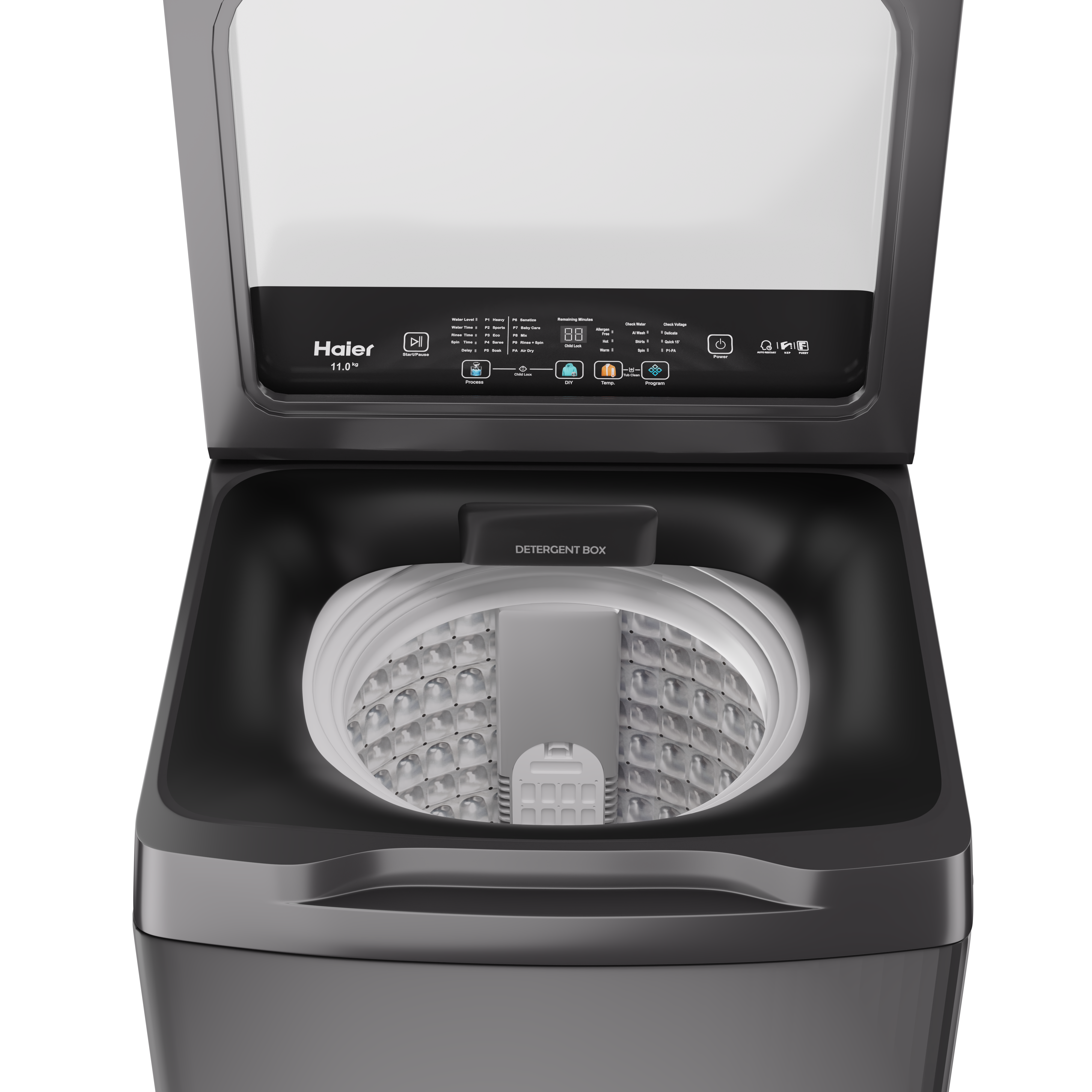 Haier 11KG Top Load Washing Washing Machine (HWM110-H688BK)