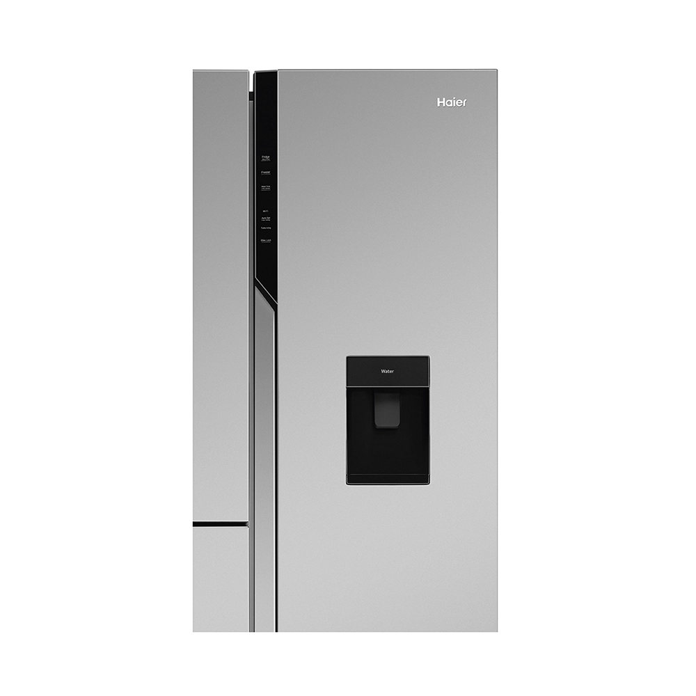 Haier 592L 3 Door Inox Steel SBS Refrigerator with Water Dispenser