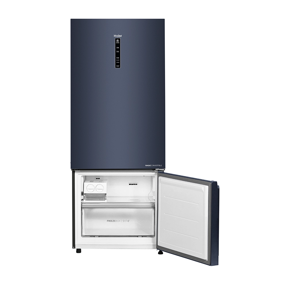 Haier 325 L 2 Star Graphite Black  Bottom Mount Refrigerator