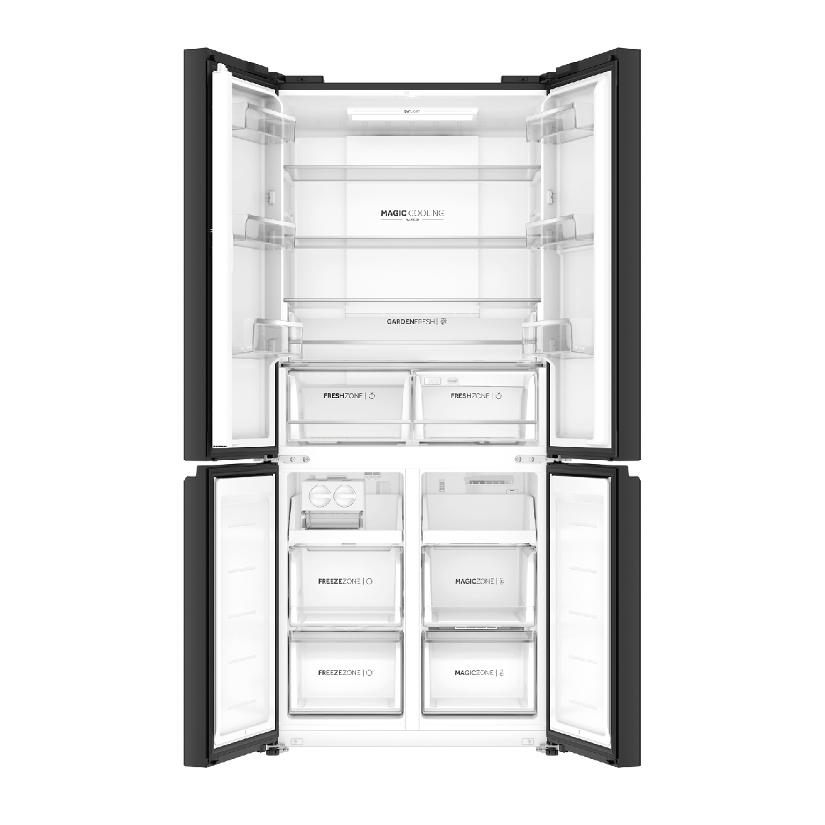 Haier Vouge Lumiere 520L Pearl White 4 Door Convertible Refrigerator