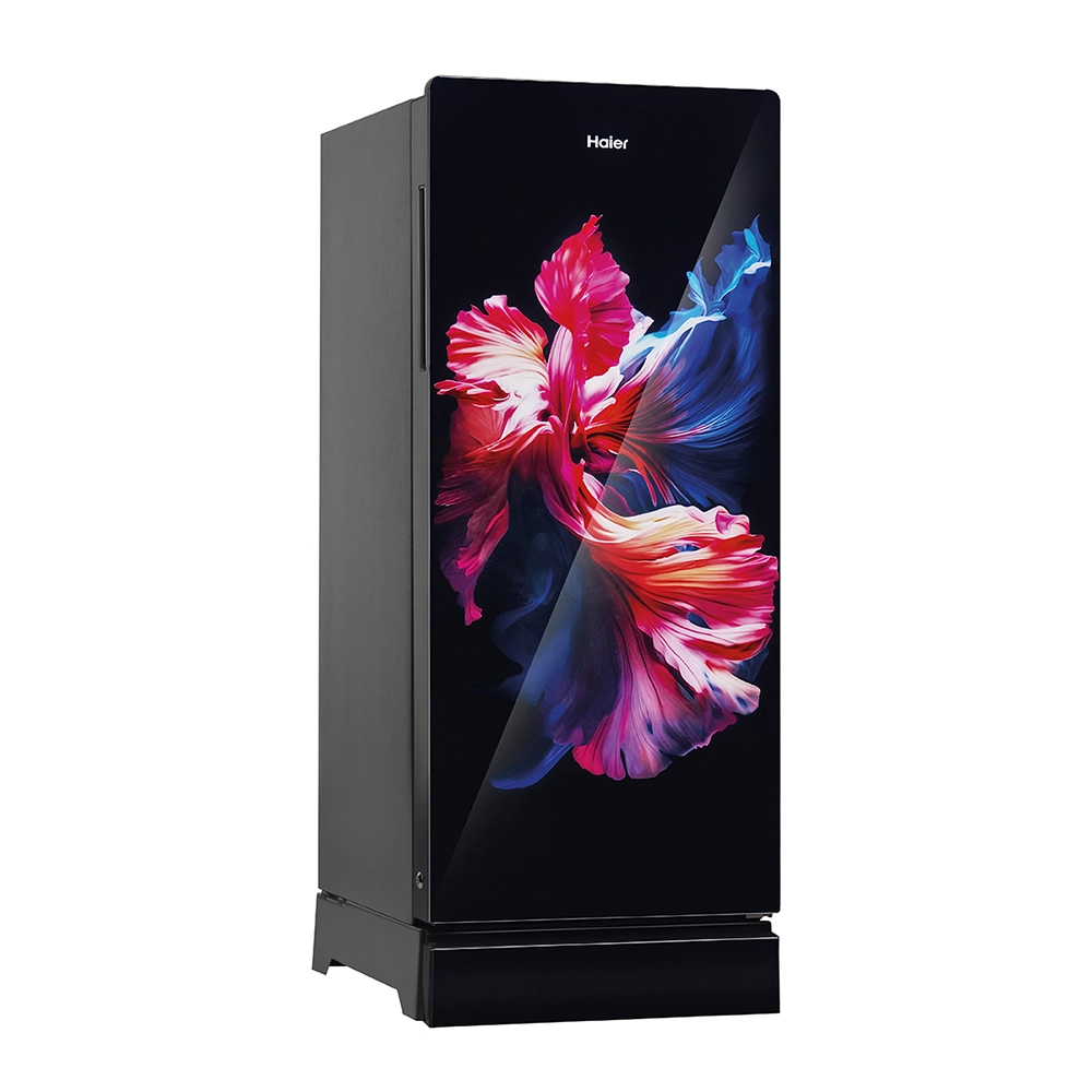 Haier 190 L  5 Star  Wave Glass  Single Door Refrigerator 