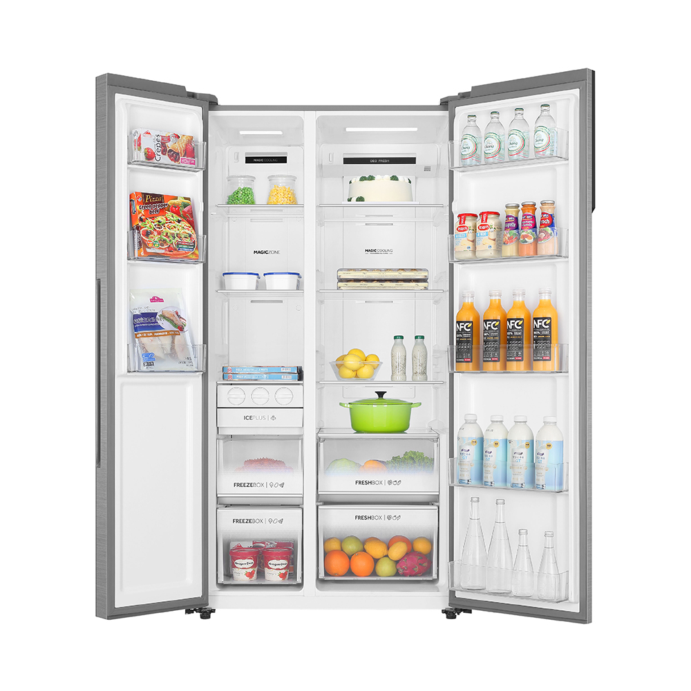 Haier 602 Litres Inverter Side By Side Refrigerator HRS-682KS