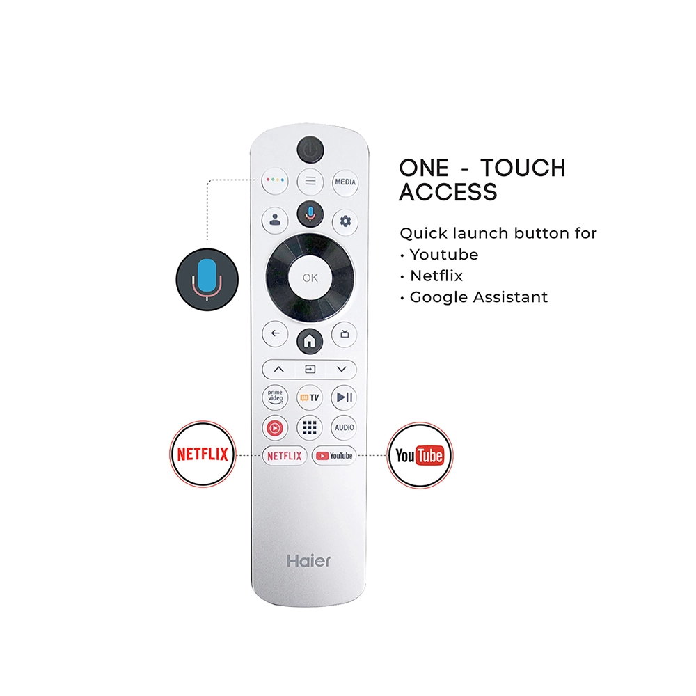 Haier QLED 140cm (55) Smart Google TV - 55S9QT