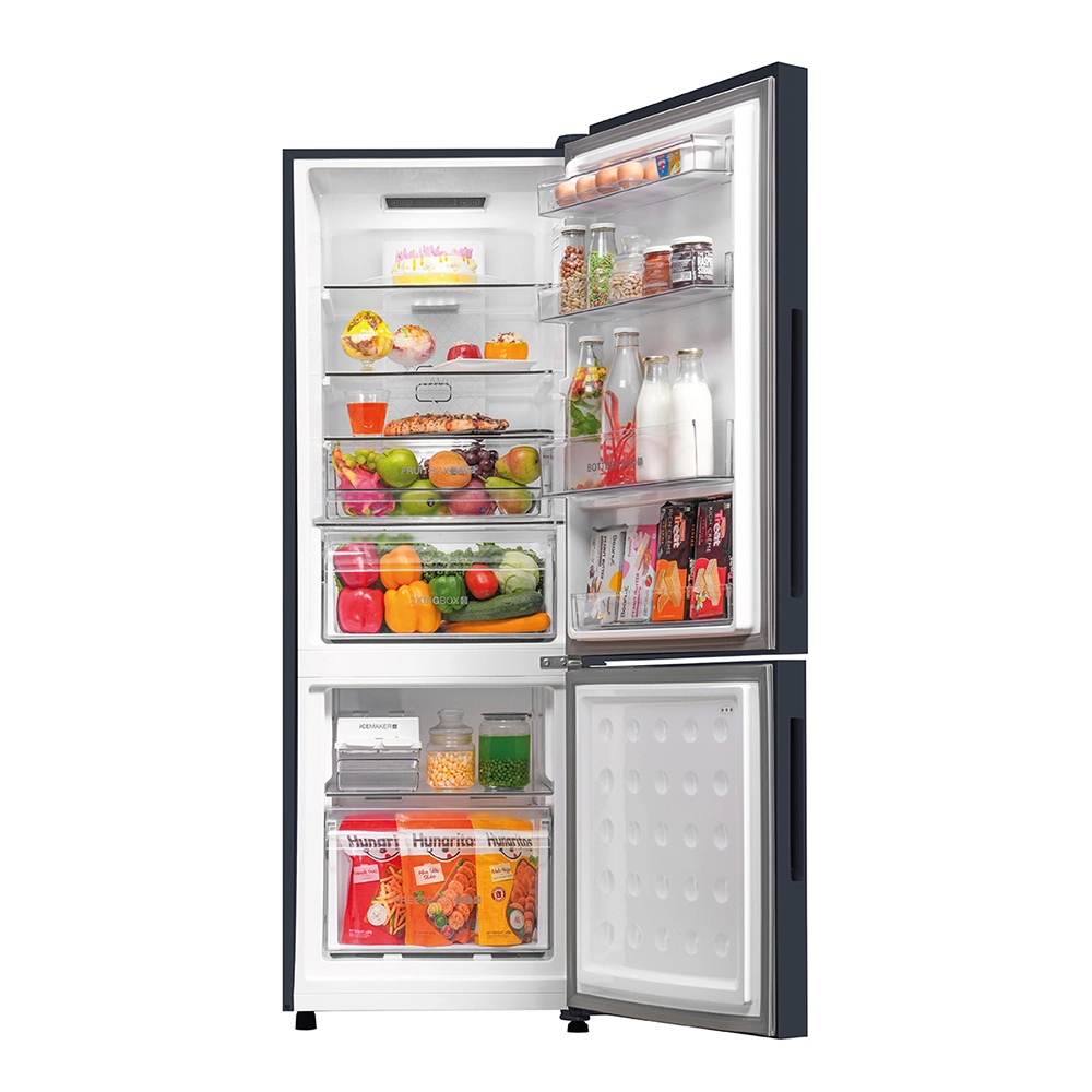 Haier 265L  2 Star  Graphite Black   Bottom Mount Refrigerator
