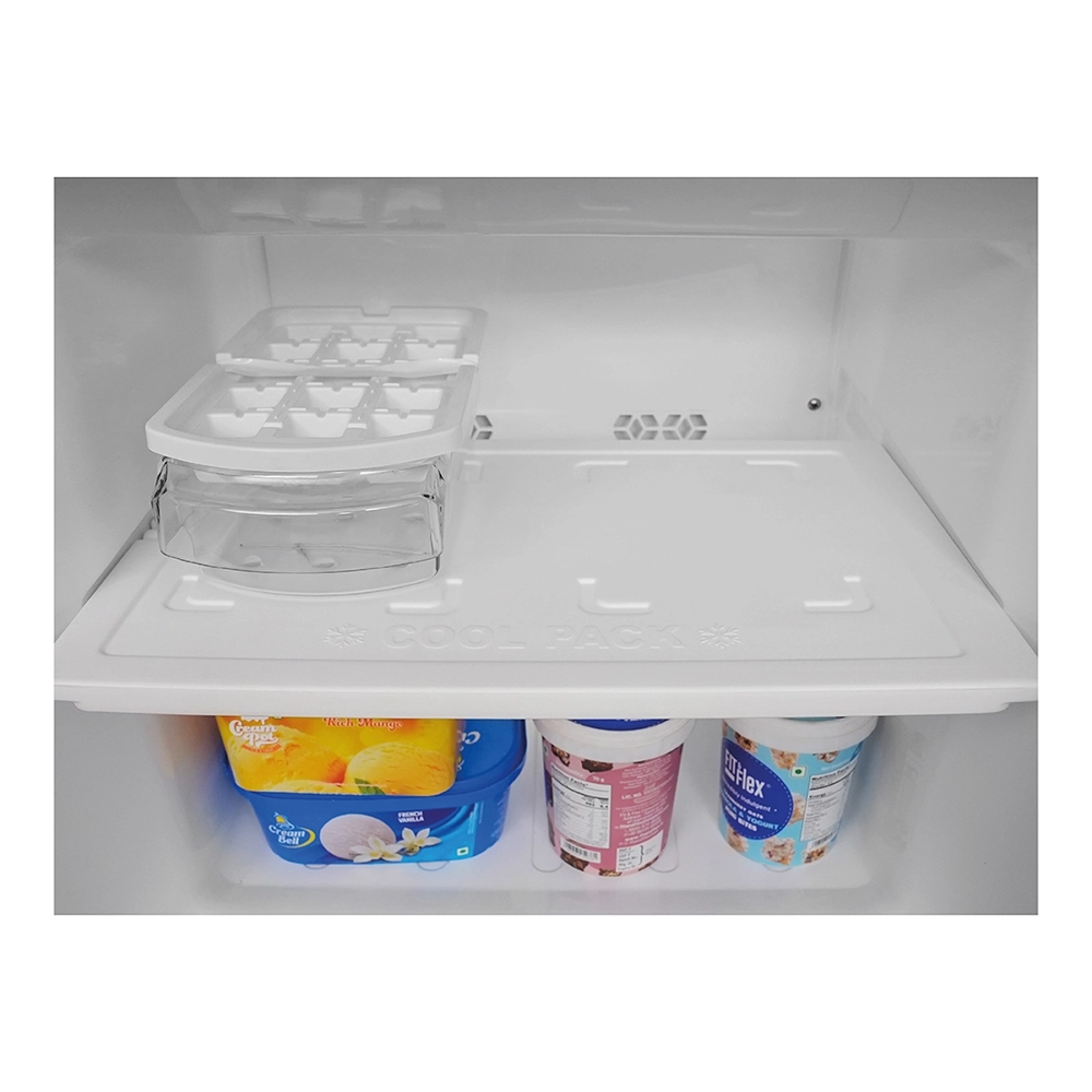 Haier 240L 2 Star Black Glass Double Door Refrigerator