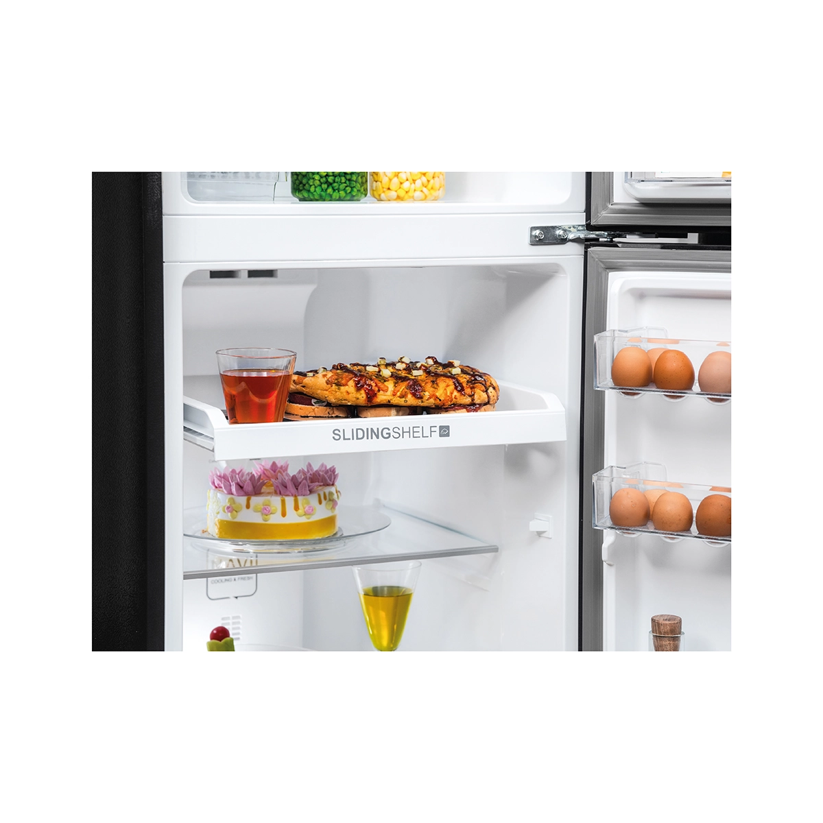 Haier 240L 2 Star Viona Glass Double Door Refrigerator