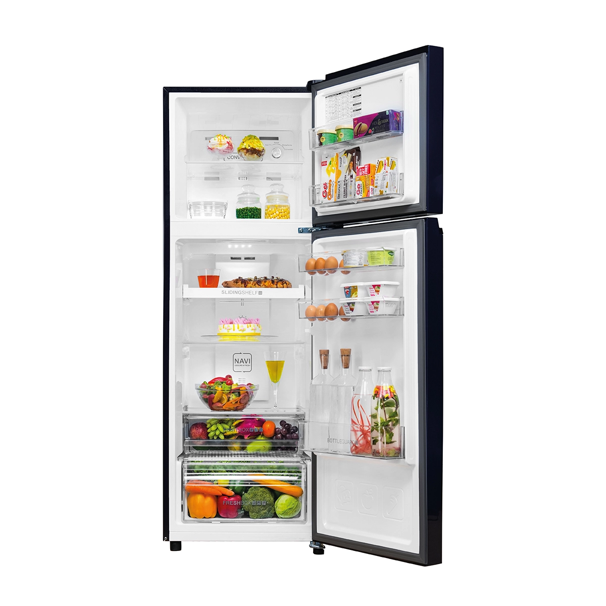 Haier 240L 2 Star Viona Glass Double Door Refrigerator