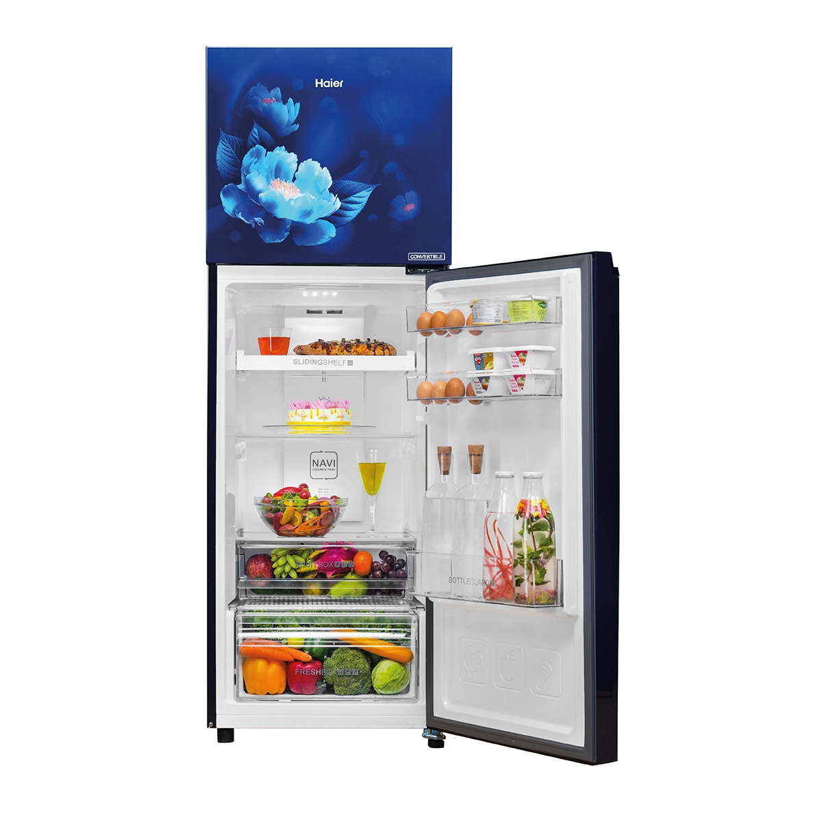 Haier 240L 2 Star Marine Carnation Double Door Refrigerator