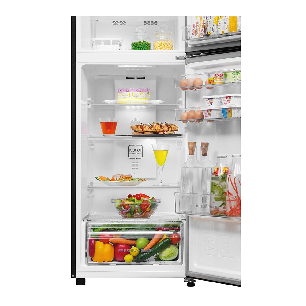 Haier 240L 2 Star Wave Glass Double Door Refrigerator