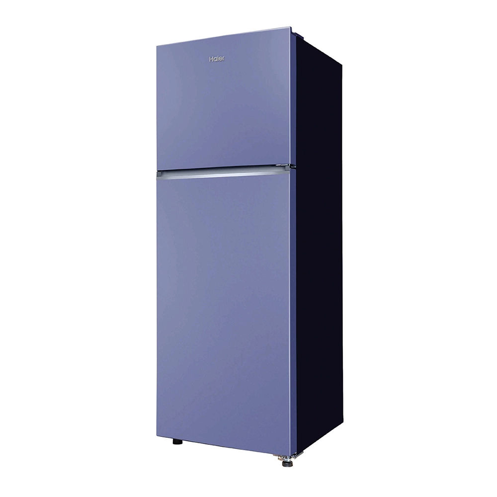 Haier 240L 2 Star Radish Blue Double Door Refrigerator