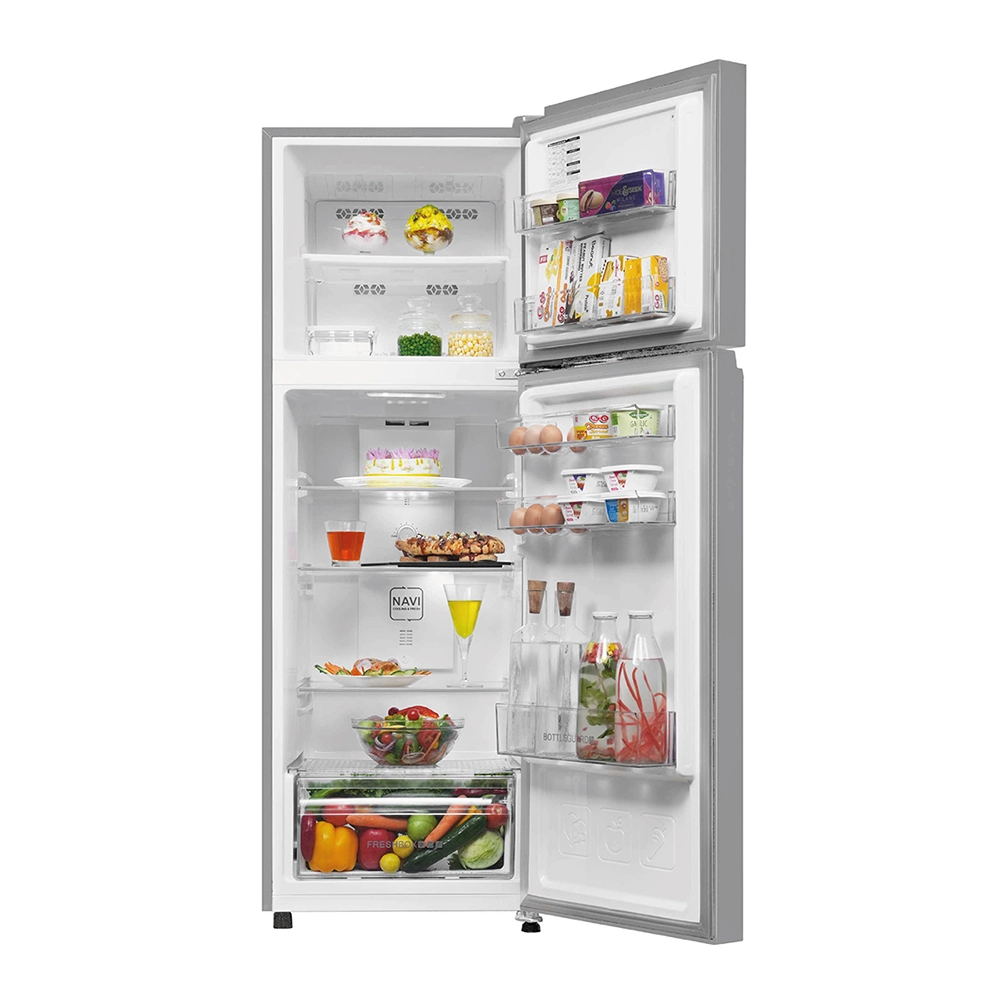 Haier 240L  2 Star  Brushline Silver   Double Door Refrigerator