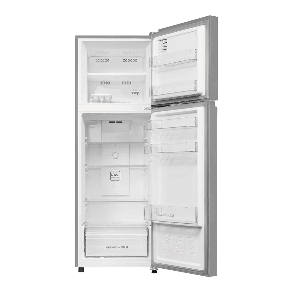 Haier 240L  2 Star  Brushline Silver   Double Door Refrigerator