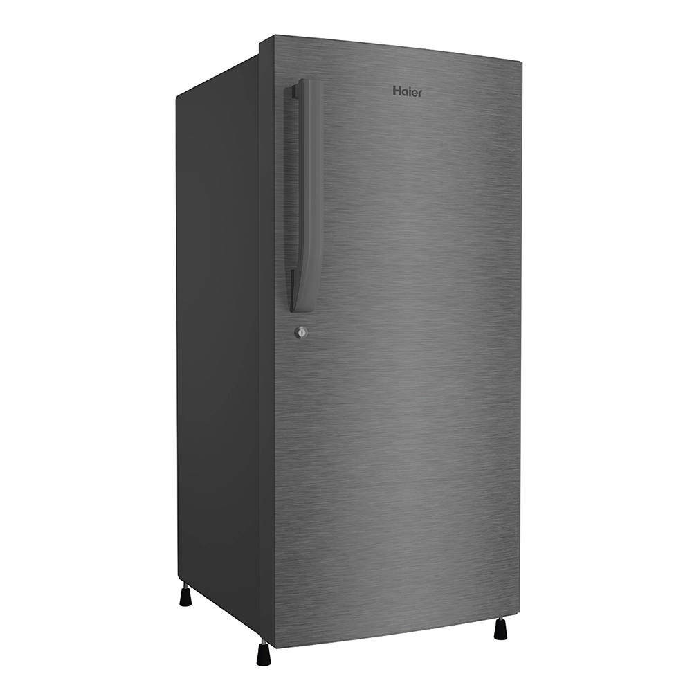 Haier 190L 3 Star Brushline Silver Direct Cool Refrigerator