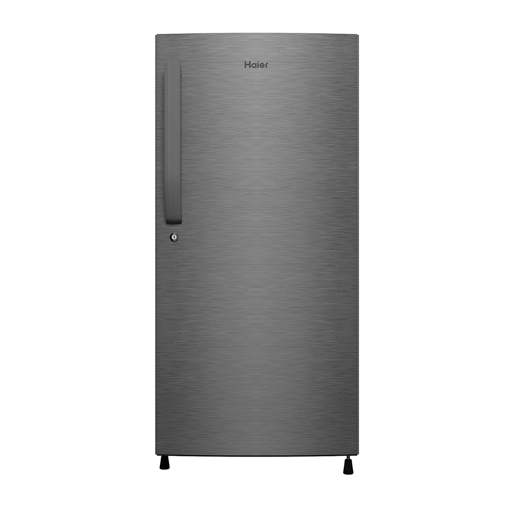 Haier 190L 3 Star Brushline Silver Direct Cool Refrigerator