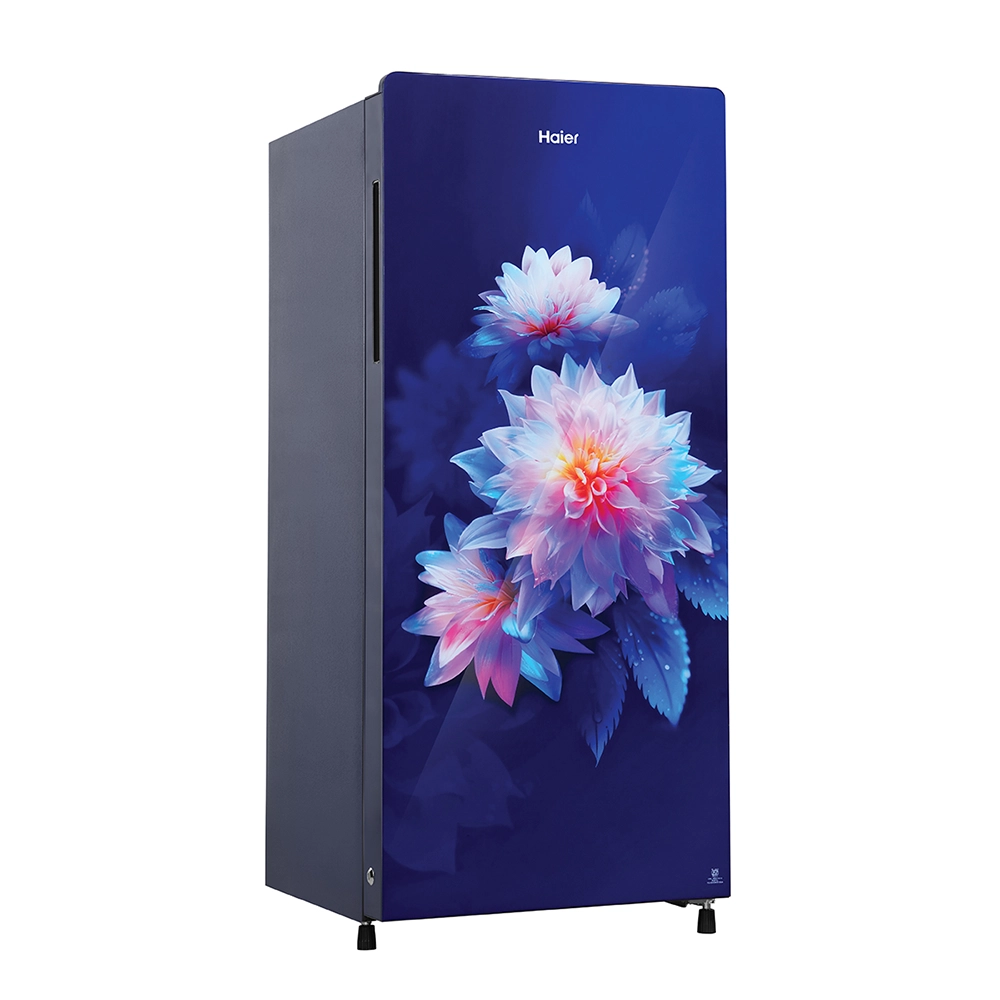 Haier 190L 3 Star Luminus Glass Direct Cool Refrigerator 