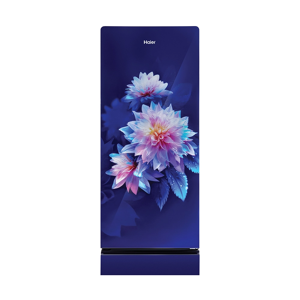 Haier 190L 3 Star Luminus Glass BD Direct Cool Refrigerator