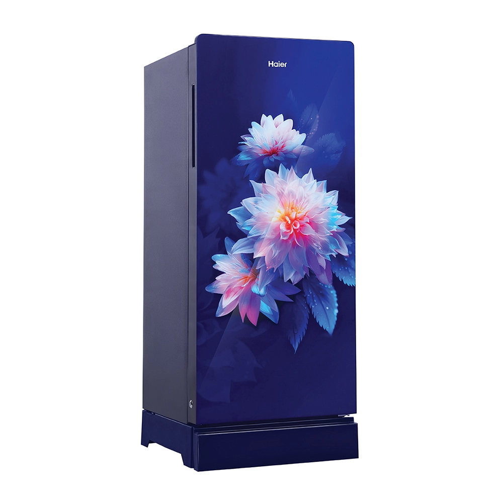 Haier 190L 3 Star Luminus Glass BD Direct Cool Refrigerator