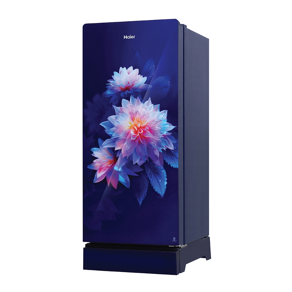 Haier 190L 3 Star Luminus Glass BD Direct Cool Refrigerator