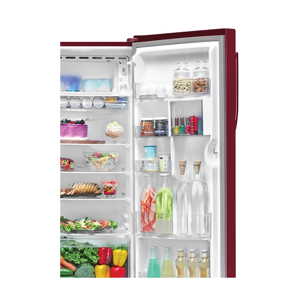 Haier 215L 3 Red Hilton Star Direct Cool Refrigerator