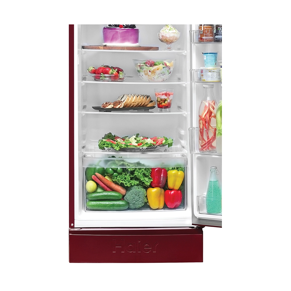 Haier 215L 3 Red Hilton Star Direct Cool Refrigerator
