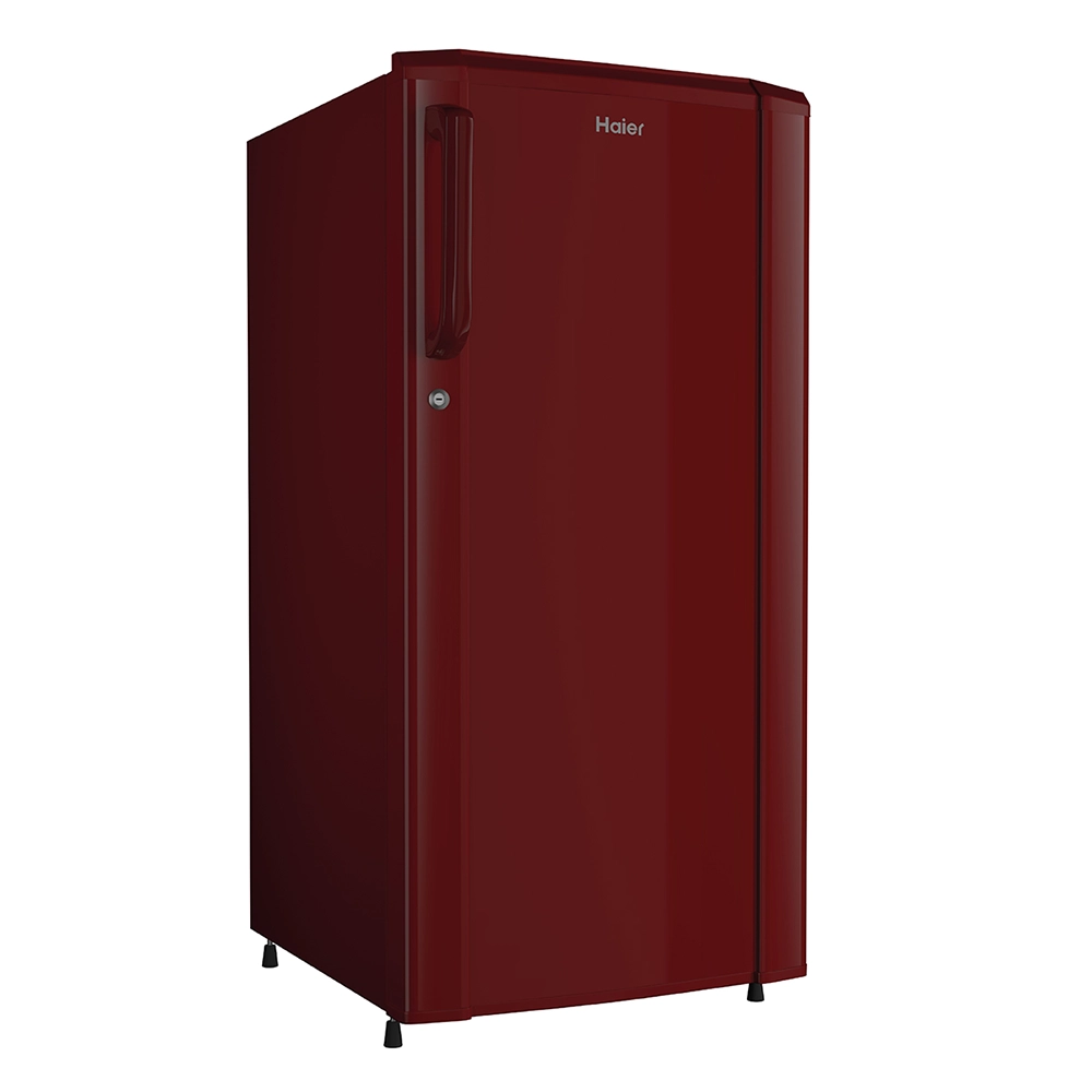 Haier 165L 1 Star Direct Cool Single Door Refrigerator with wired Shelf HRD-1851BBR-P
