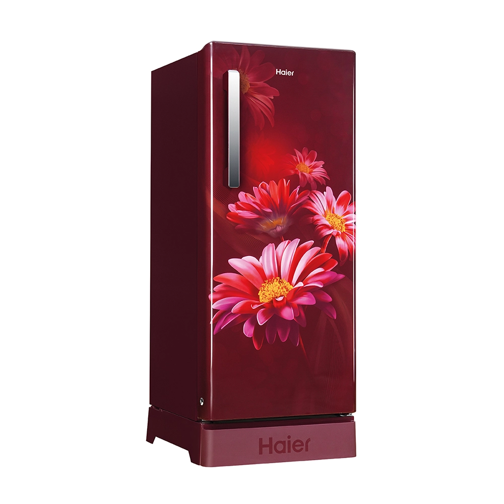 Haier 190L 5 Star Red Hilton Single Door Refrigerator