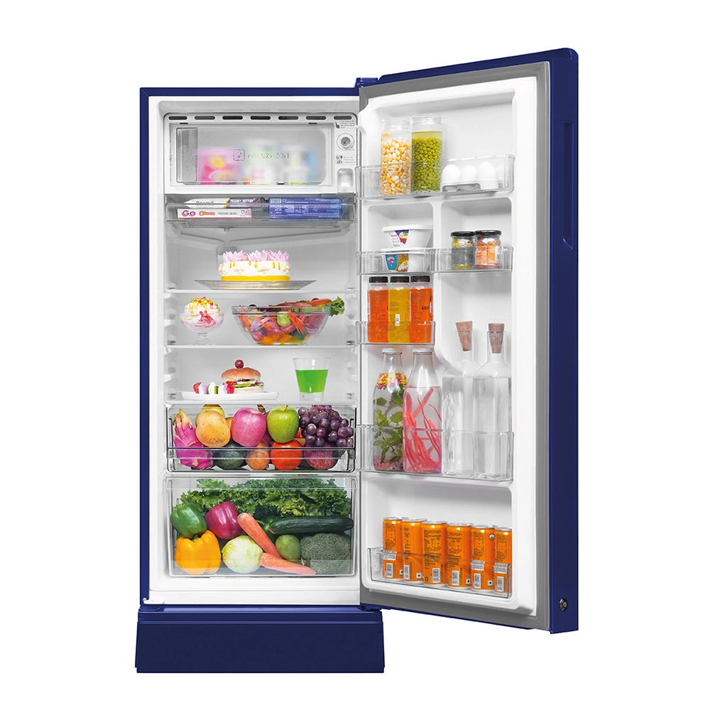 Haier 190L 5 Star Luminus Glass Single Door Refrigerator