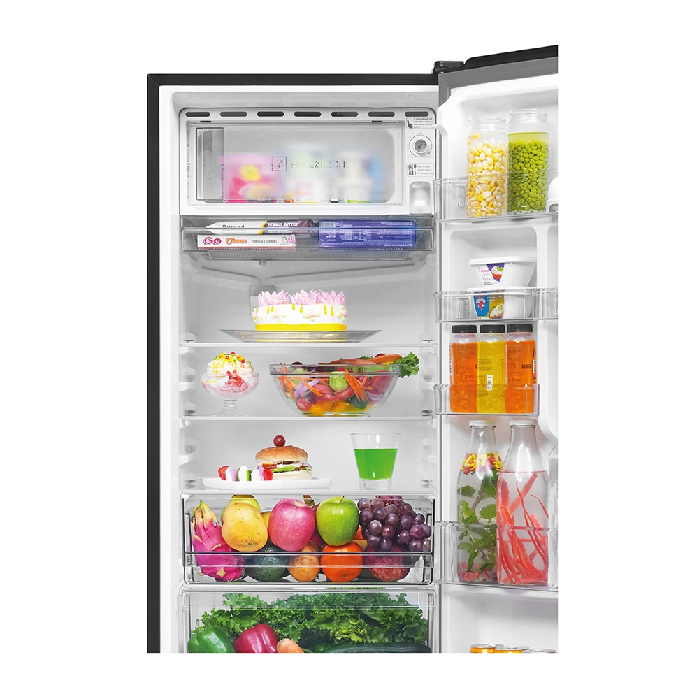 Haier 190L 5 Star Flocean Green Glass Single Door Refrigerator