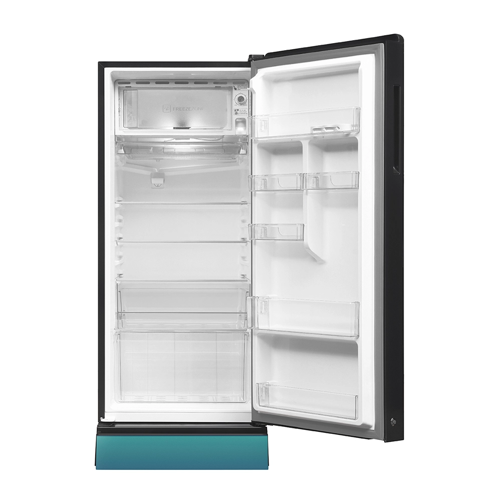 Haier 190L 5 Star Flocean Green Glass Single Door Refrigerator