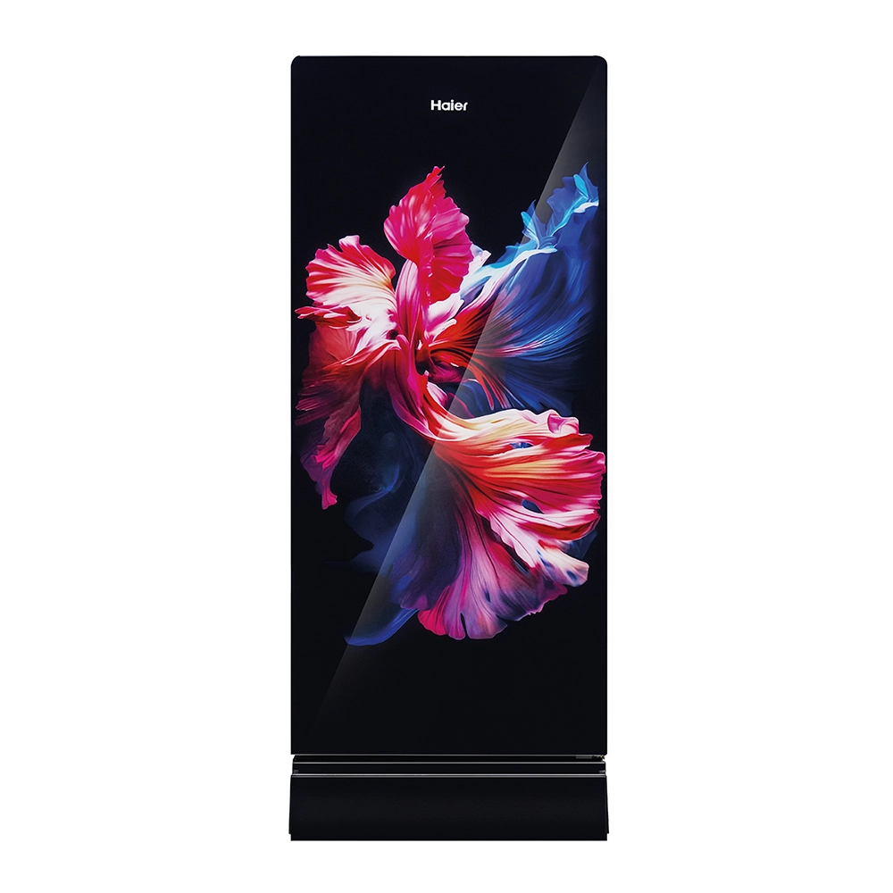 Haier 190L 3 Star Wave Glass  Single Door Refrigerator