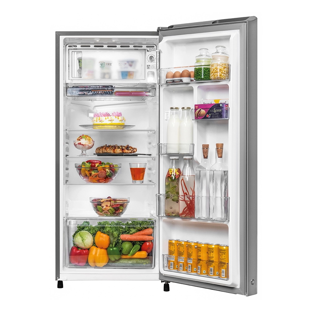 Haier 190L 3 Star Nickel Steel Single Door Refrigerator