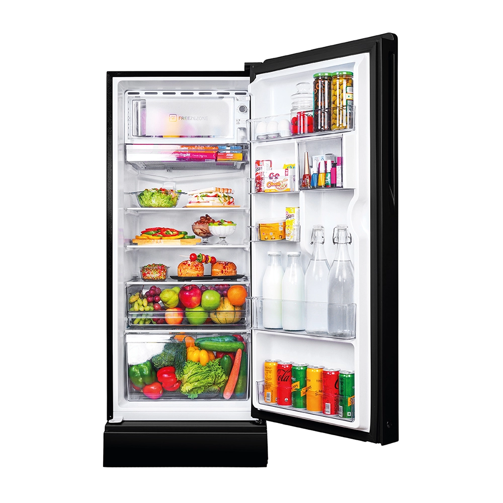 Haier 190L 5 Star Daisy Glass Single Door Refrigerator