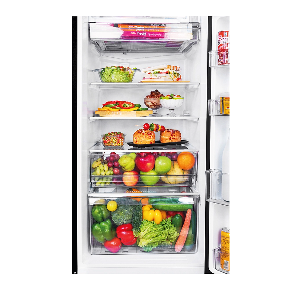 Haier 190L 5 Star Daisy Glass Single Door Refrigerator