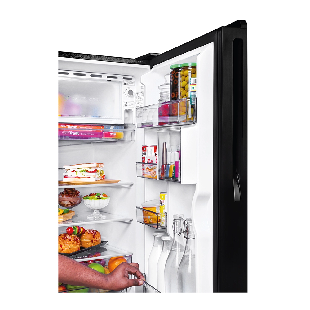 Haier 190L 5 Star Daisy Glass Single Door Refrigerator