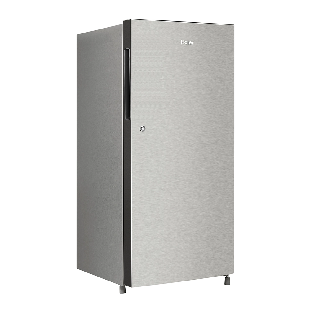 Haier 190L 3 Star Nickel Steel Flat Single Door Refrigerator