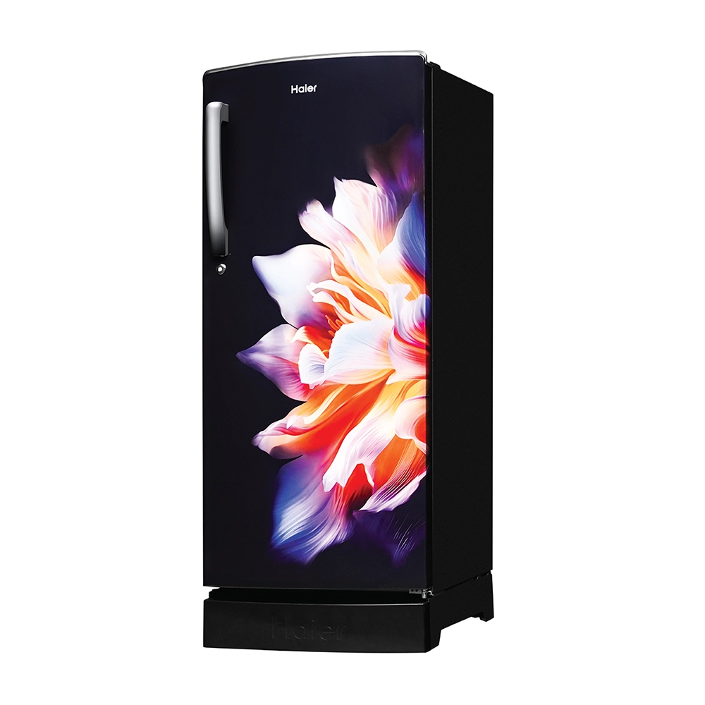 Haier 205L 5 Star Black Iris Single Door Refrigerator