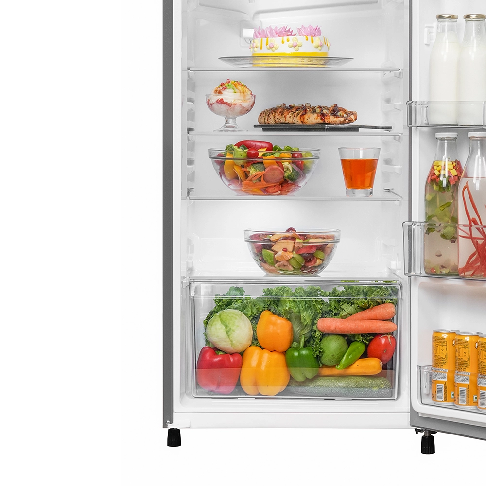 Haier 215 L, 3 Star, Steel Single Door Refrigerator