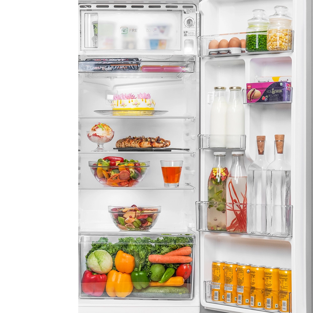 Haier 215 L, 3 Star, Steel Single Door Refrigerator