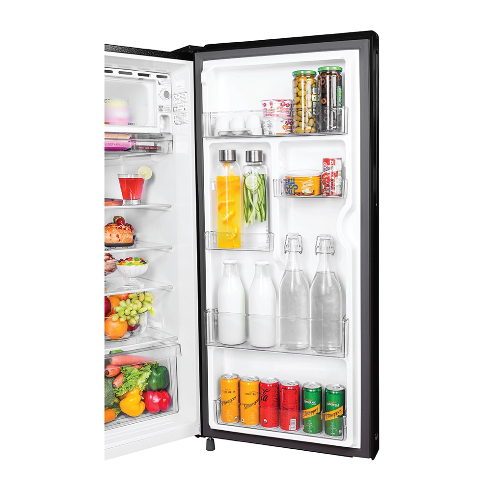 Haier 190L 3 Star BD Daisy Glass Single Door Refrigerator