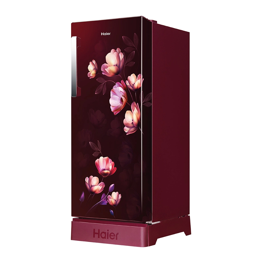 Haier 190L 5 Star Red Ivy Single Door Refrigerator
