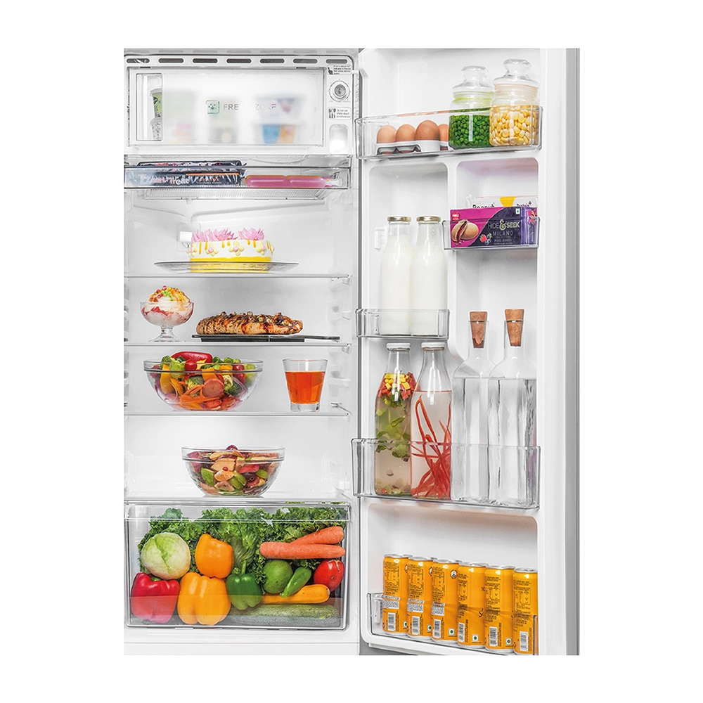 Haier 190L  3 Star  Brushline Silver Single Door Refrigerator