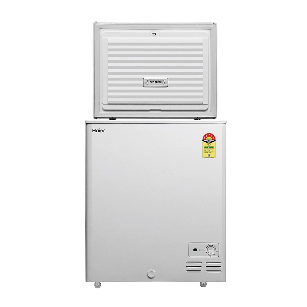 Haier 145 L  Single door-White Colour  Convertible Hardtop Freezer