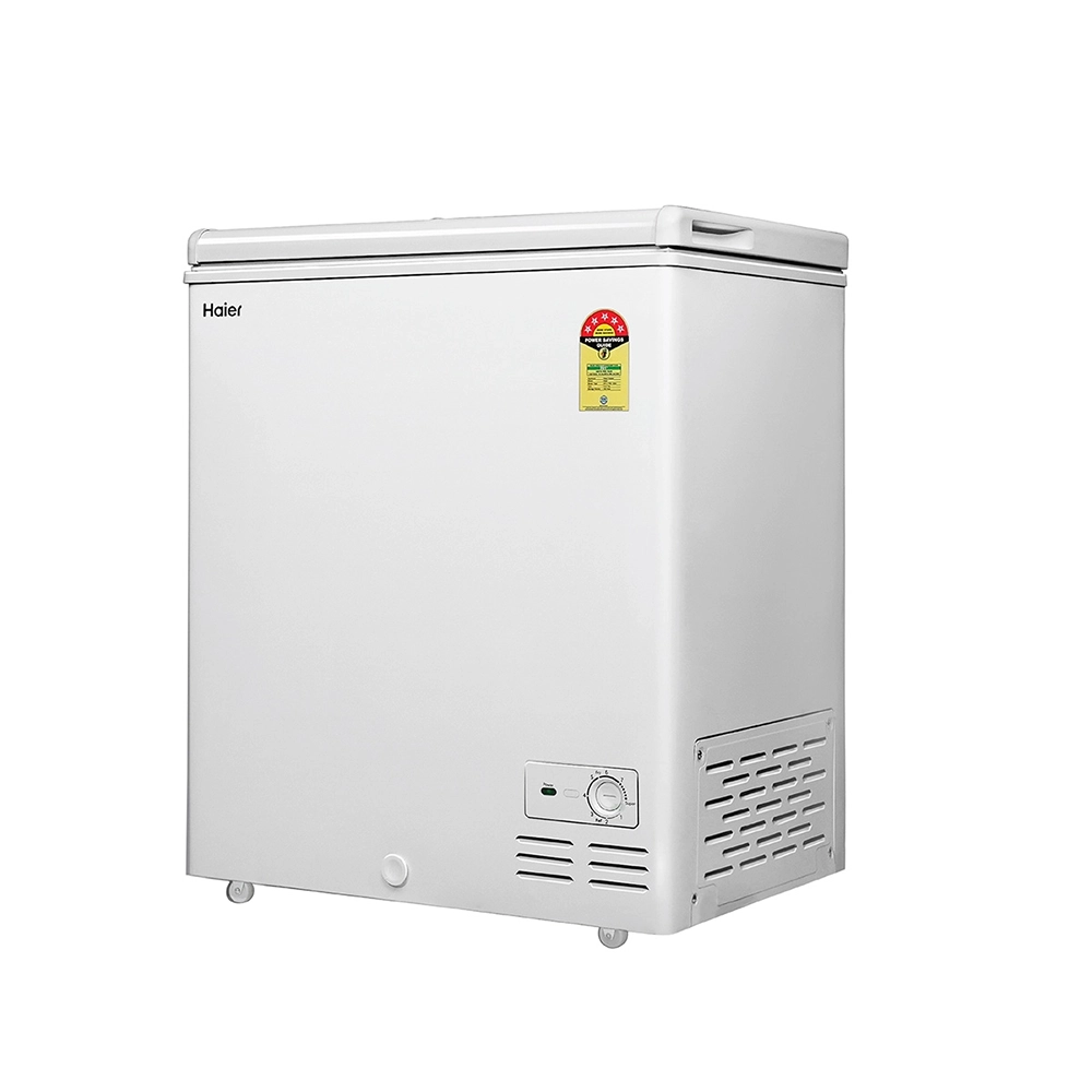 Haier 175 L Single door-White Colour Convertible Hardtop Freezer