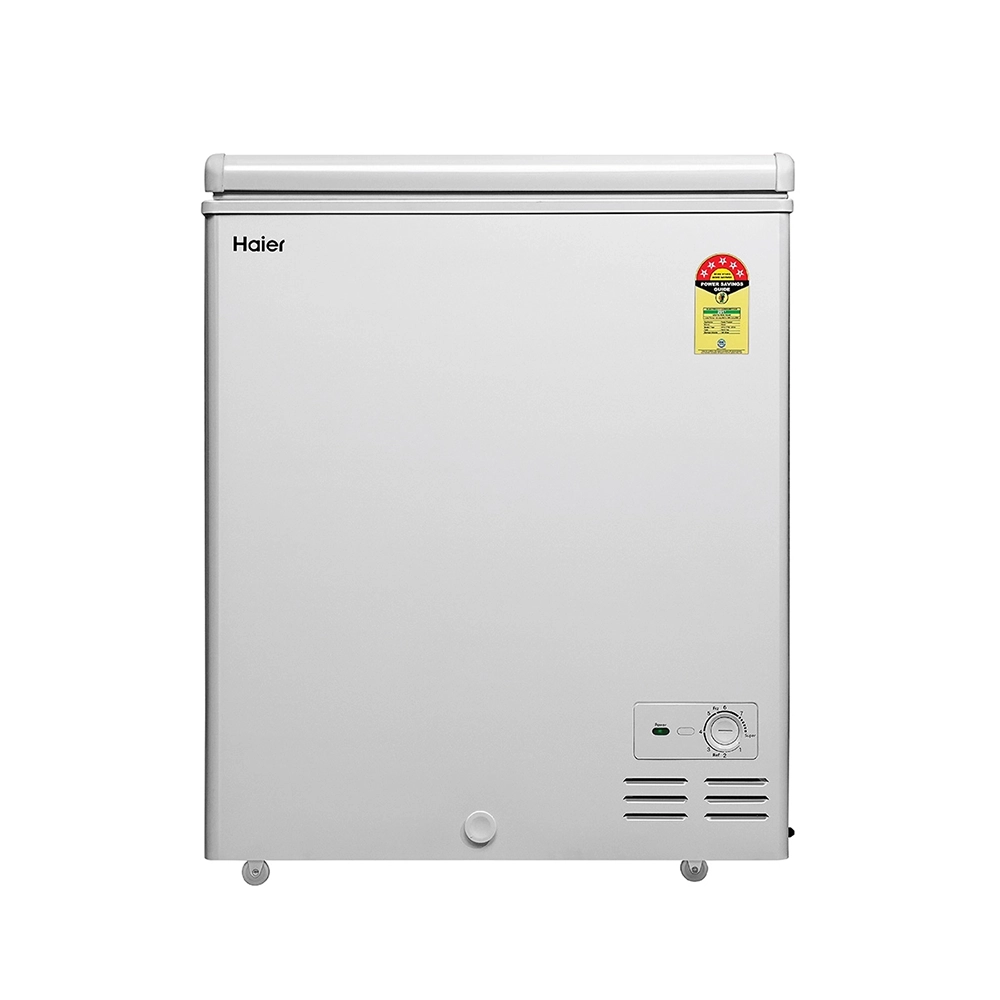 Haier 175 L Single door-White Colour Convertible Hardtop Freezer