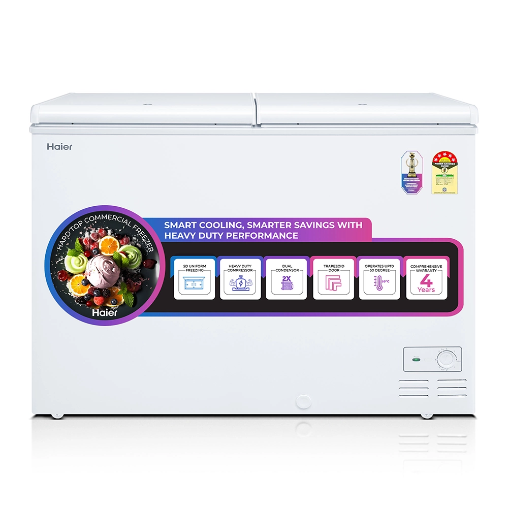 Haier 500 L Hard Top Convertible Deep Freezer  with 4-Yr Warranty