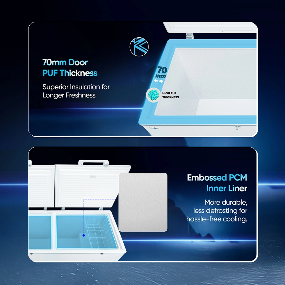 Haier 788 L Hard Top Convertible Deep Freezer  with 4-Yr Warranty
