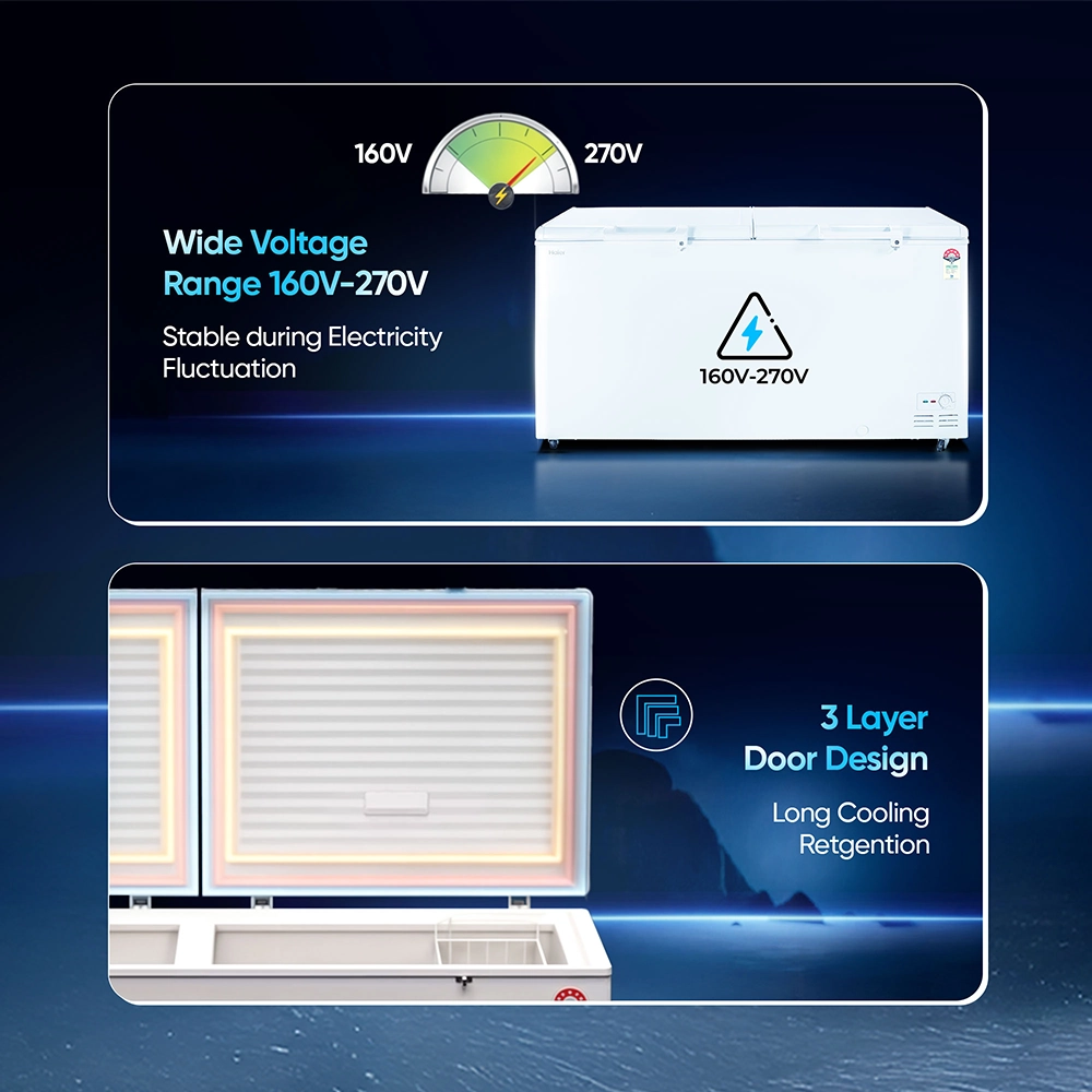 Haier 788 L Hard Top Convertible Deep Freezer  with 4-Yr Warranty